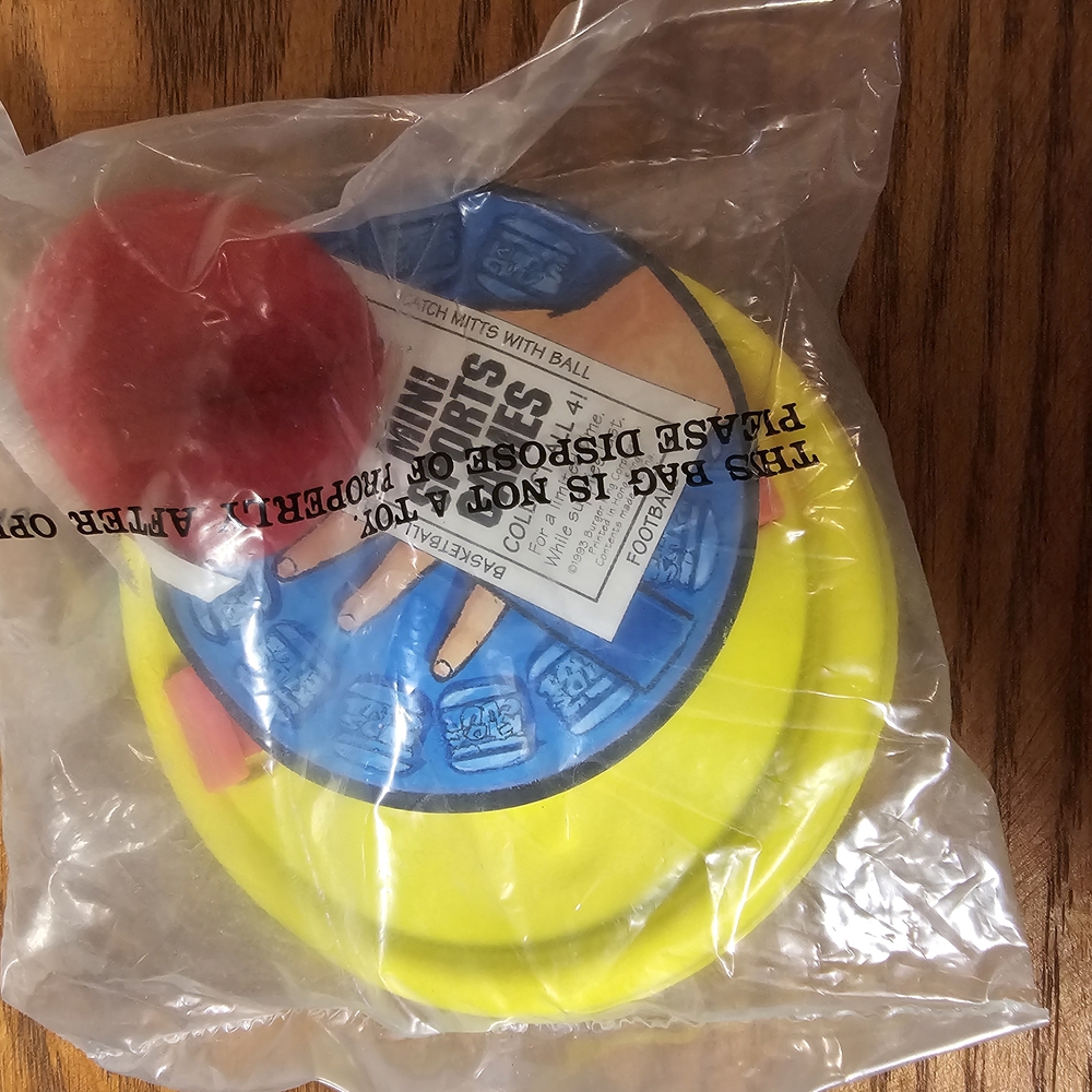 Burger King Basketball w Hoop Game Set for Kids